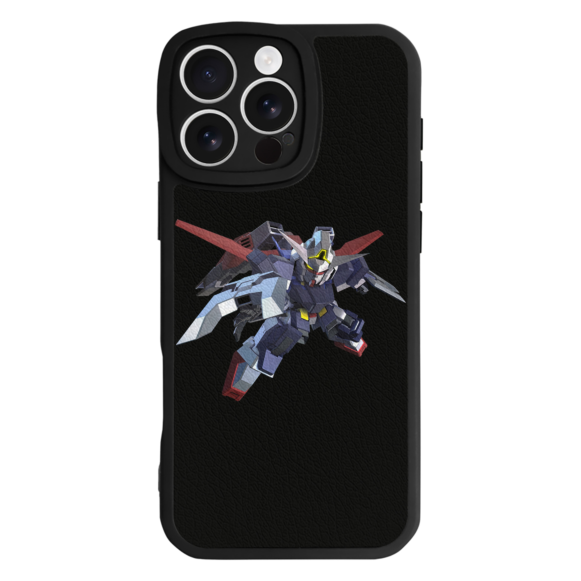 （画像用） 機動戦士ガンダム Mobile Suit Gundam 【iPhone 16シリーズ対応】シリコンスマホケース（レザー調） 材質：シリコン